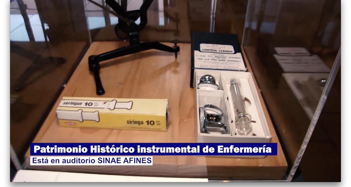 14 instrumentos de patrimonio histórico de la enfermería estan en exhibición al público